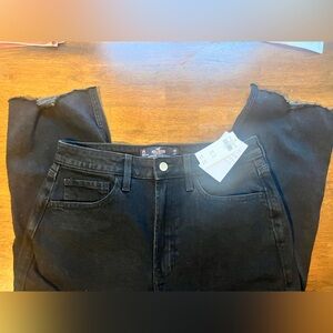 Hollister Women's Black Straight Leg Jeans
